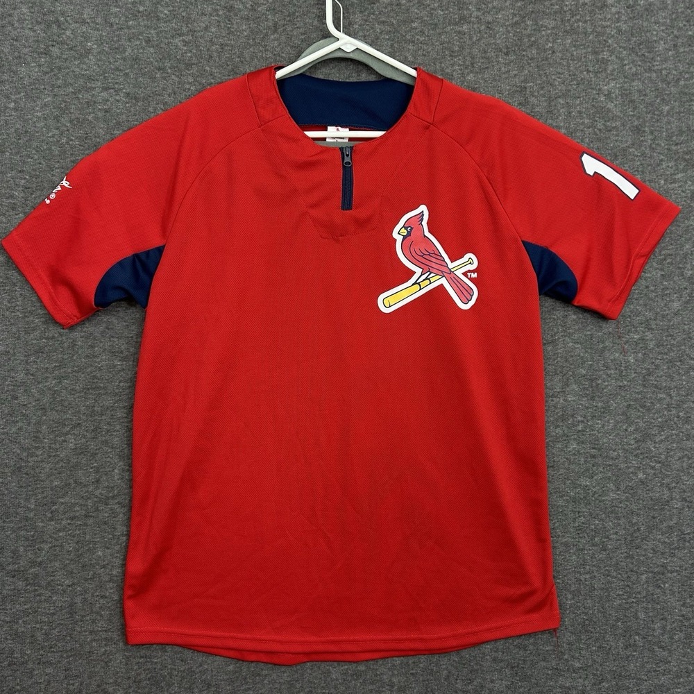 St. Louis Cardinals Game Giveaway Wind Breaker Jacket Size XL Zip Shirt #13 MLB
